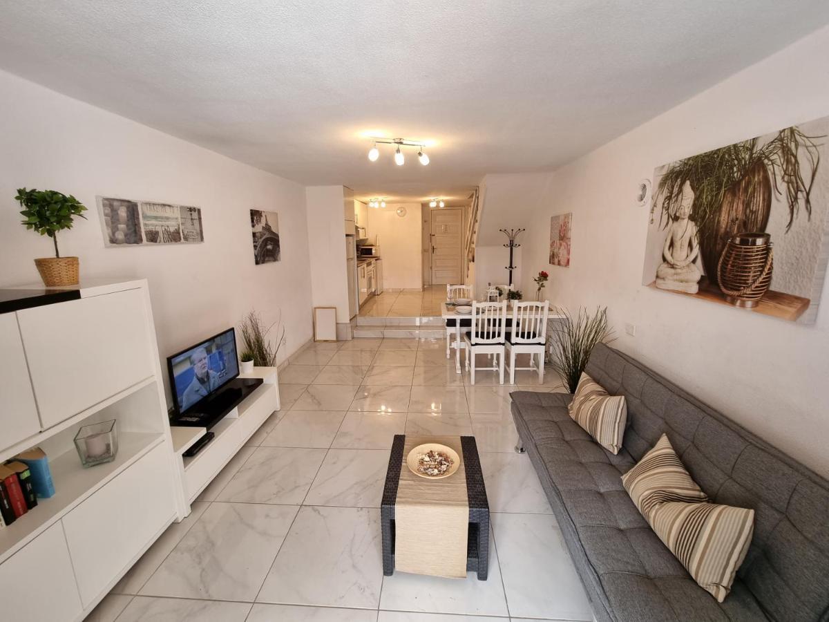 Duplex Apartment Vistamar, Sea-View, Heated Pool In Parque Santiago 2, Wifi Playa de las Americas  Exterior photo